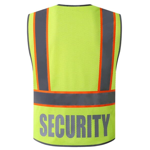 Security Safety Green Vest – Security ID - Image 3